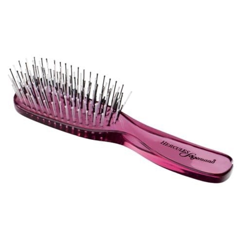 Hercules Sägemann s toverborstel PICCOLO Scalp Brush in braambeer-roze - ontwarren zonder trekken (8101)