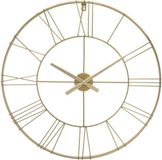 Atmosphera Grote gouden metalen wandklok 70CM