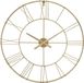 Atmosphera Grote gouden metalen wandklok 70CM