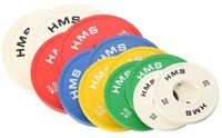HMS CBRS50 - Olympische Halterschijf - 2x5.0 KG - Staal en Rubber