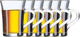 Duralex Theeglazen/koffieglazen - 12x - transparant - 230 ml - glas - glazen voor thee of koffie