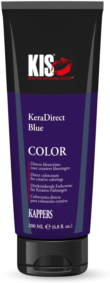 KiS-KiS KeraDirect Haarverf blauw 200ml