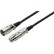 Monacor MEC-50/SW XLR Kabel [1x XLR-stekker - 1x XLR-bus] 0.7 m Noir