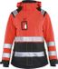 Blaklader Dames Shell jack High Vis 4904-1987 - High Vis Rood/Zwart - XS