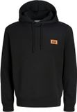 Jack & Jones Trui Jjrush Sweat Hood 12298428 Zwart Mannen Maat L