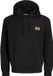 Jack & Jones Trui Jjrush Sweat Hood 12298428 Zwart Mannen Maat L