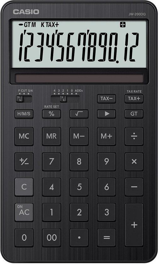 Casio Bureaurekenmachine Zwart