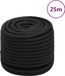 vidaXL Boottouw 18 mm 25 m polypropeen zwart