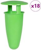 vidaXL Slakkenvallen 18 st groen