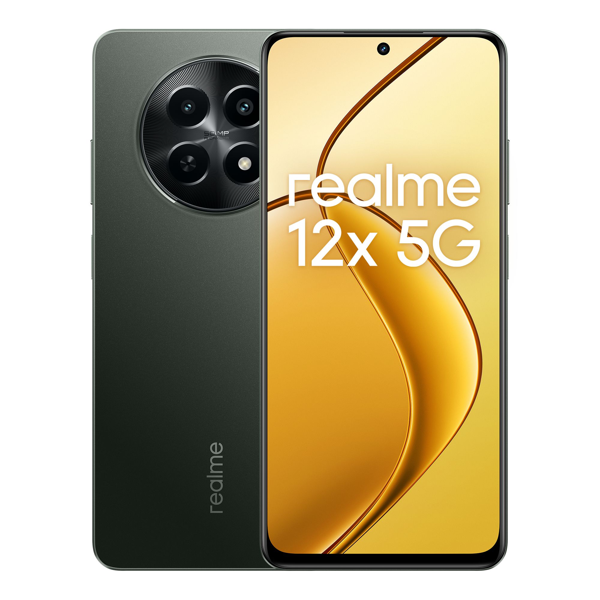 Realme 12x 5G Smartphone - 8GB RAM - 256GB - Glowing Black
