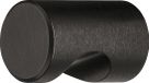 Wan GmbH Poignée de meuble ronde - Bouton de meuble vintage - Renouveler les meubles - Aluminium noir mat - Ø 20 mm - Noir