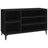 vidaXL Schoenenkast 102x36x60 cm bewerkt hout zwart
