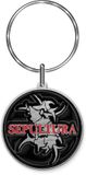 Sepultura Logo & Tribals Unisex Sleutelhanger - Neutraal - Standard