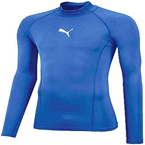 PUMA Herren LIGA Baselayer Tee LS Warm Shirt - Electric Blue Lemonade - S