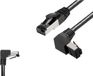BKL Electronic 144019 RJ45 Netwerkkabel, patchkabel CAT 8.1 S/FTP 2 m Zwart Halogeenvrij 1 stuk(s)