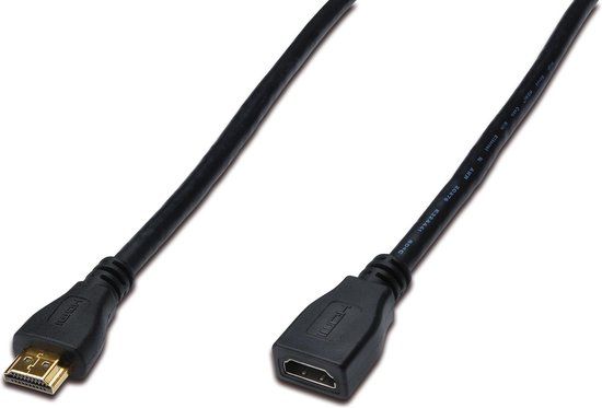 Digitus HDMI 1.4 5m HDMI kabel HDMI Type A (Standaard) Zwart