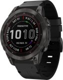 By Qubix Qubix - Leren bandje - Zwart - 22mm Quickfit - Geschikt voor Garmin Approach S60 & S62 / Instinct / Instinct 2 (Solar)