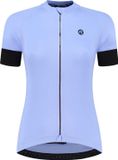 Rogelli Modesta Fietsshirt Dames - Korte Mouwen - Lavendel Zwart - XS