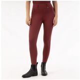 BR Equitation Legging pour femme avec grip intégral, Polyester, Taille 36, Marron châtaigne