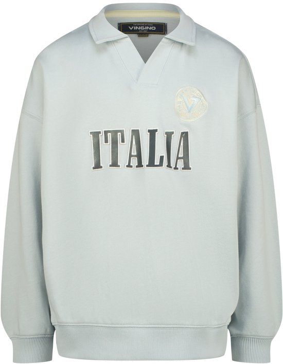Vingino Nico Sweater Jongens Lichtblauw Maat 152