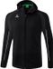 Erima Liga Star Trainingsjack Met Capuchon Kinderen - Wit / Zwart | Maat: 116