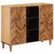 vidaXL - Opbergkasten - Bruin - 90 x 33,5 x 75 cm - Massief Mango Hout