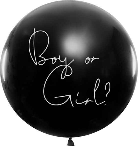 Partydeco Boy or Girl? Gender reveal Balloon - Boy - 100 cm