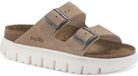 Birkenstock Arizona Papillio Cuir Suédé Étroit Beige Unisexe Adultes 42