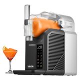 VEVOR Slush-machine, 2 l, ijsdrankenmachine zonder ijs, voor margarita's, milkshakes, slush, zelfreinigende granita-dispenser met 6 vooraf ingestelde programma's
