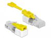 DeLOCK 85334 RJ45 Kabel-connector Wit, Geel