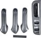 Wan GmbH Set van 5 Binnendeur Handgreep Covers - Koolstofvezel Textuur - Autodeur Decoratie Stickers - Vervanging voor Mk4