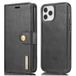 DG.Ming Portefeuille Étui iPhone 13 Pro Max Détachable 2-en-1 - Noir