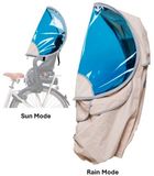 Bub-up Kinderzonnescherm En Regenhoes Voor Kinderfietsstoeltjes Blauw Jongen