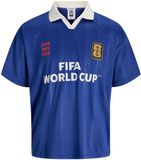 JACK&JONES JORFIFA FOOTBALL JERSEY SS STYD AW25 Heren Polo L Polyester True Blue