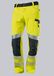 BP 2043-847-6656 werkbroek voor heren, 85,5% polyester, 12% katoen, 2,5% elastaan, waarschuwingsgeel/antraciet, 3D-snit, ergonomische pasvorm, maat 46N