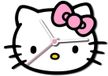 Hello Kitty Wandklok 50x35 cm