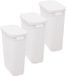 5Five Smalle Wasmand met deksel Rotan - 3x - blanc