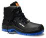 ELTEN Chaussures de sécurité à lacets, modèle RENZO Biomex GTX, bleu, version mi-haute, ESD S3, taille 43