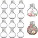 Unyqoos® Set de 12 boules de Noël en plastique transparent pour décoration créative