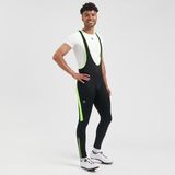 Rogelli Core Colored Heren Lange Fietsbroek - Zwart/Fluor