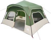 vidaXL Tunneltent Groen 340 x 280 x 190 cm