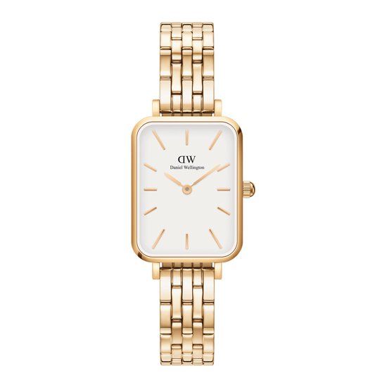 Daniel Wellington Quadro Link DW00100622 - Dames horloge - Goudkleurig