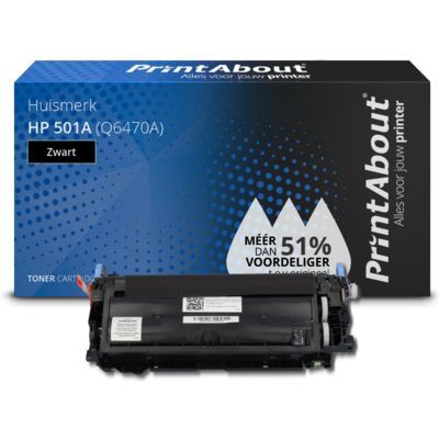 PrintAbout HP 501A (Q6470A) Compatible Toner - Black
