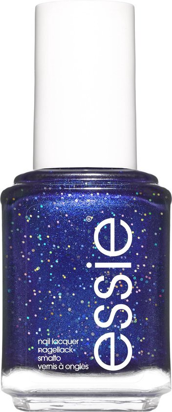 Essie winter collection – 670 tied & blue - blauwe nagellak uit de wintercollectie - blauwe glitter nagellak - 13,5 ml