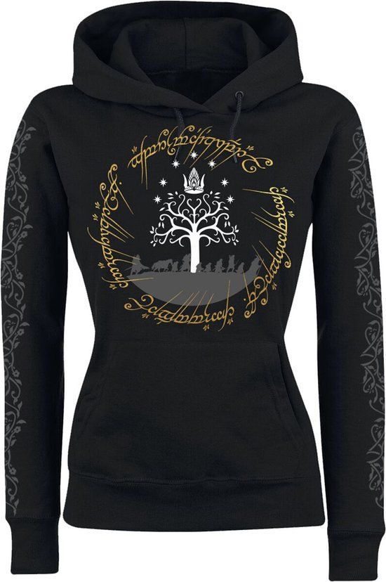The Lord Of The Rings Journey Dames Trui met capuchon - zwart - XXL