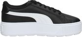 PUMA Karmen L Sneakers Unisex Zwart Wit Leer Synthetisch Rubber Maat 37