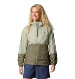 Columbia Women's Flash Forward 2 Windbreaker, Lightweight Windbreaker Jacket, Safari/Stone Green, XL