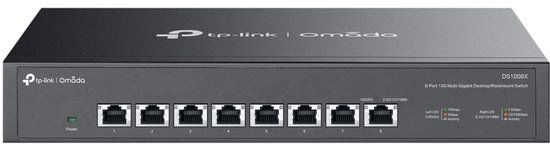 TP-Link Omada DS1008X netwerk-switch Unmanaged 10G Ethernet (100/1000/10000) 1U Zwart