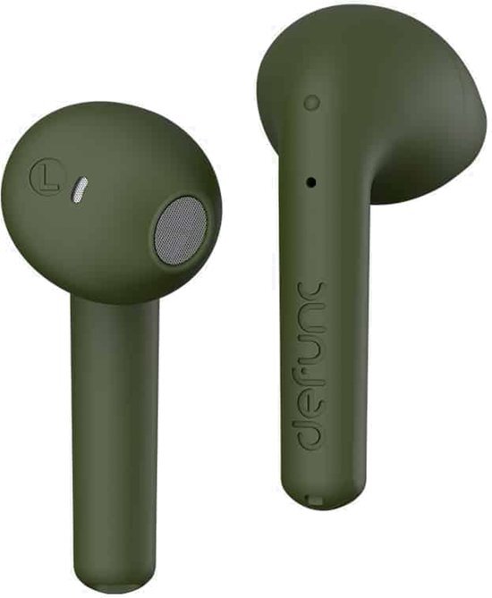 Defunc True Lite Earbuds - Draadloze oordopjes - Bluetooth draadloze oortjes - Met ENC noise cancelling functie - Green