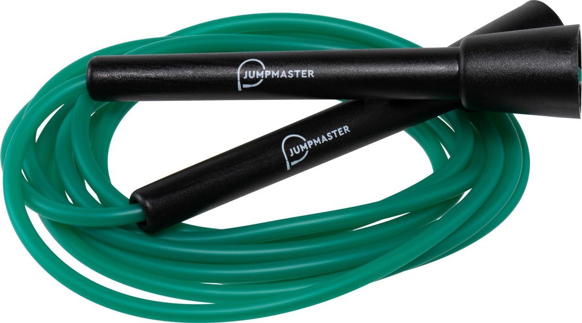 JumpMaster Speed Rope Floyd - springtouw (black & dark green) 10ft (305cm) - ?5mm - 100gr - jump rope